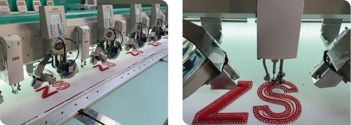 Flat+ Ring Stone Embroidery Machine